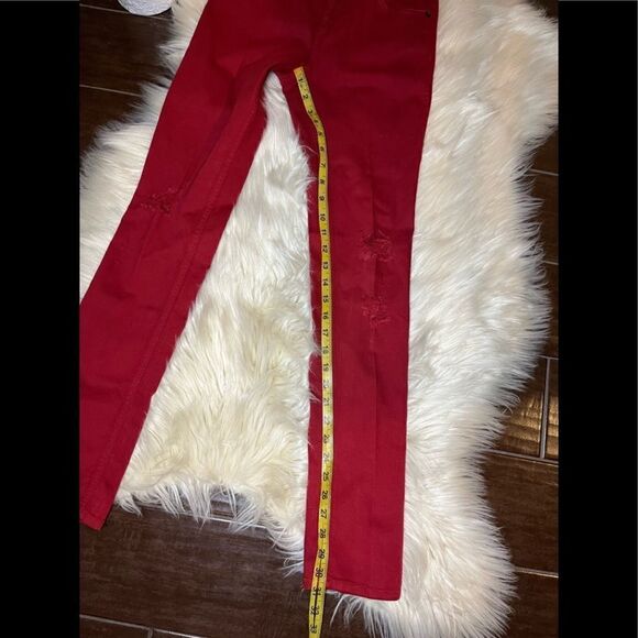 Rag & Bone red distressed skinny jeans sz 28 - Picture 10 of 10